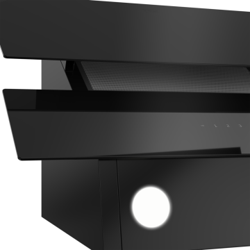 Arçelik ADE 604-5 S Siyah Duvar Tipi Davlumbaz