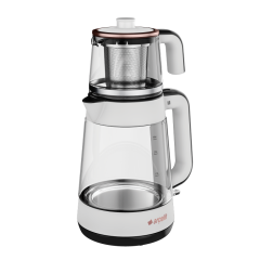 Arçelik CM 6964 Resital Beyaz 1900 W Cam Demlikli Çay Makinesi