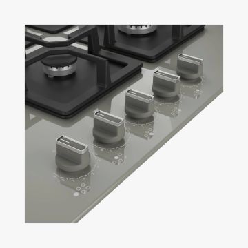 Arçelik OCD K 752-2 DWKYG Wok Gözlü Gri Cam Ankastre Ocak