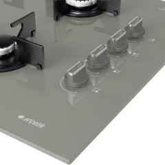 Arçelik OCD T 651 EG Grion Gri Cam Ankastre Ocak