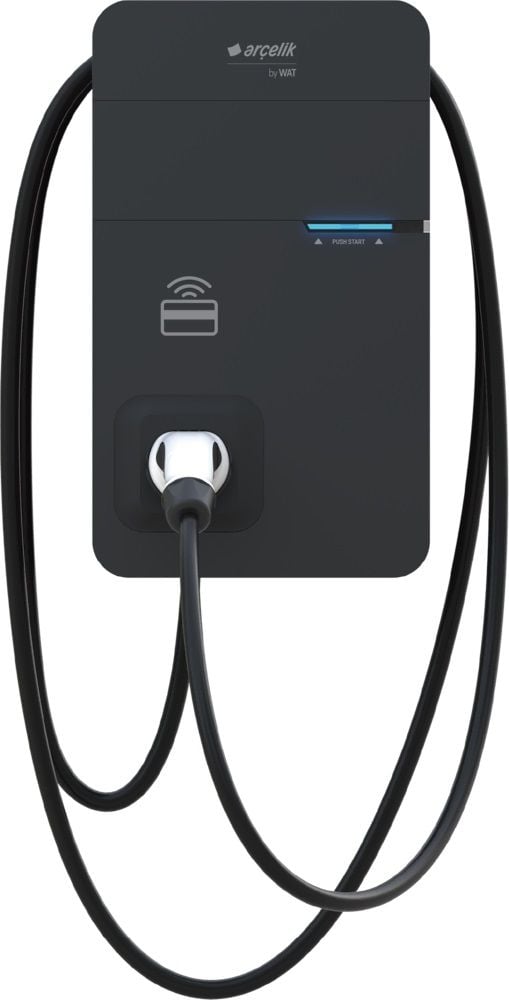 Arçelik AR AX 32 RFID 4G 22 kW Kablolu Elektrikli Araç Şarj İstasyonu