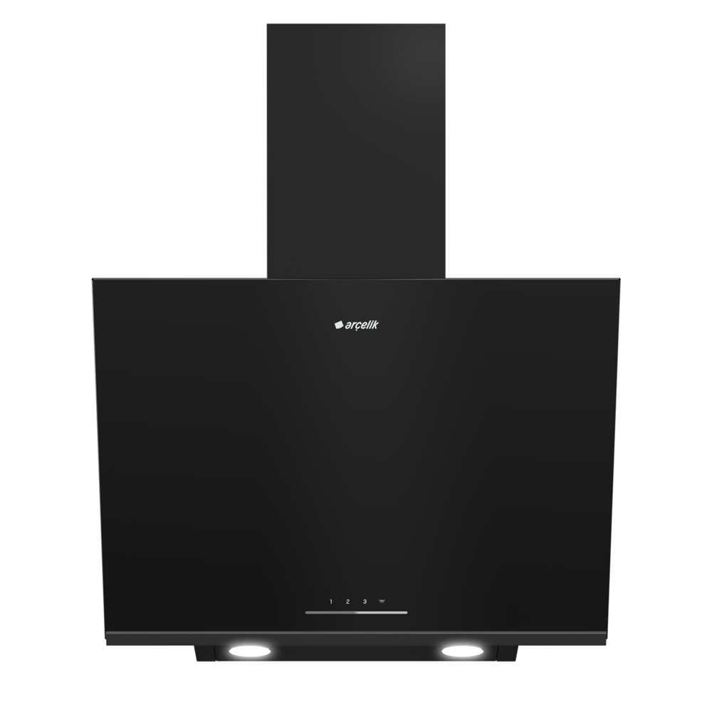 Arçelik ADE 606 D Duvar Tipi Davlumbaz Dark Inox