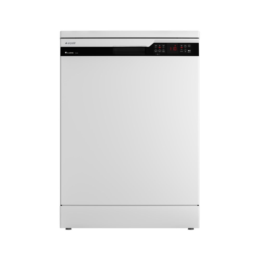 Arçelik 6144 Ultra Hijyen 4 Programlı Beyaz Bulaşık Makinesi
