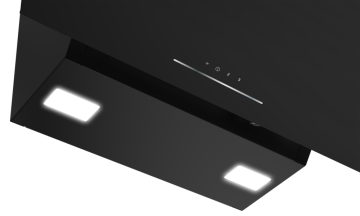 Arçelik ADE 604-5 S Siyah Duvar Tipi Davlumbaz