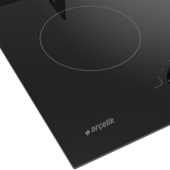 Arçelik OXD T 602 ES Tek Gözü Elektrikli Siyah Vitroseramik Ankastre Ocak TEŞHİR