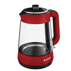 Arçelik CM 6964 K Resital Kırmızı 1900 W Cam Demlikli Çay Makinesi