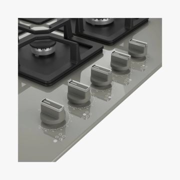 Arçelik OCD K 752-2 DWKYG Wok Gözlü Gri Cam Ankastre Ocak