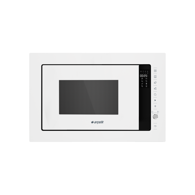 Arçelik MA 2521 B 25 lt Ankastre Mikrodalga Fırın Beyaz