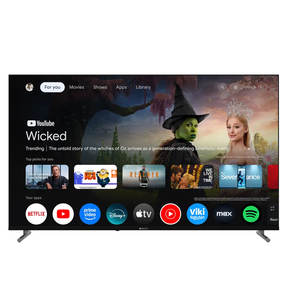 Arçelik 7 Serisi 55'' 4K UHD Google TV - A 755 C Smart TV