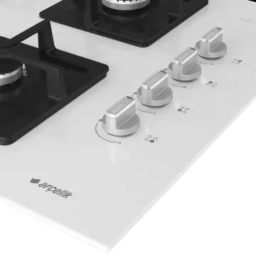 Arçelik OCD K 651 DWYB Gazlı Cam Tablalı Ocak