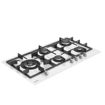 Arçelik OCD D 902 DWB Beyaz Cam Ankastre Ocak