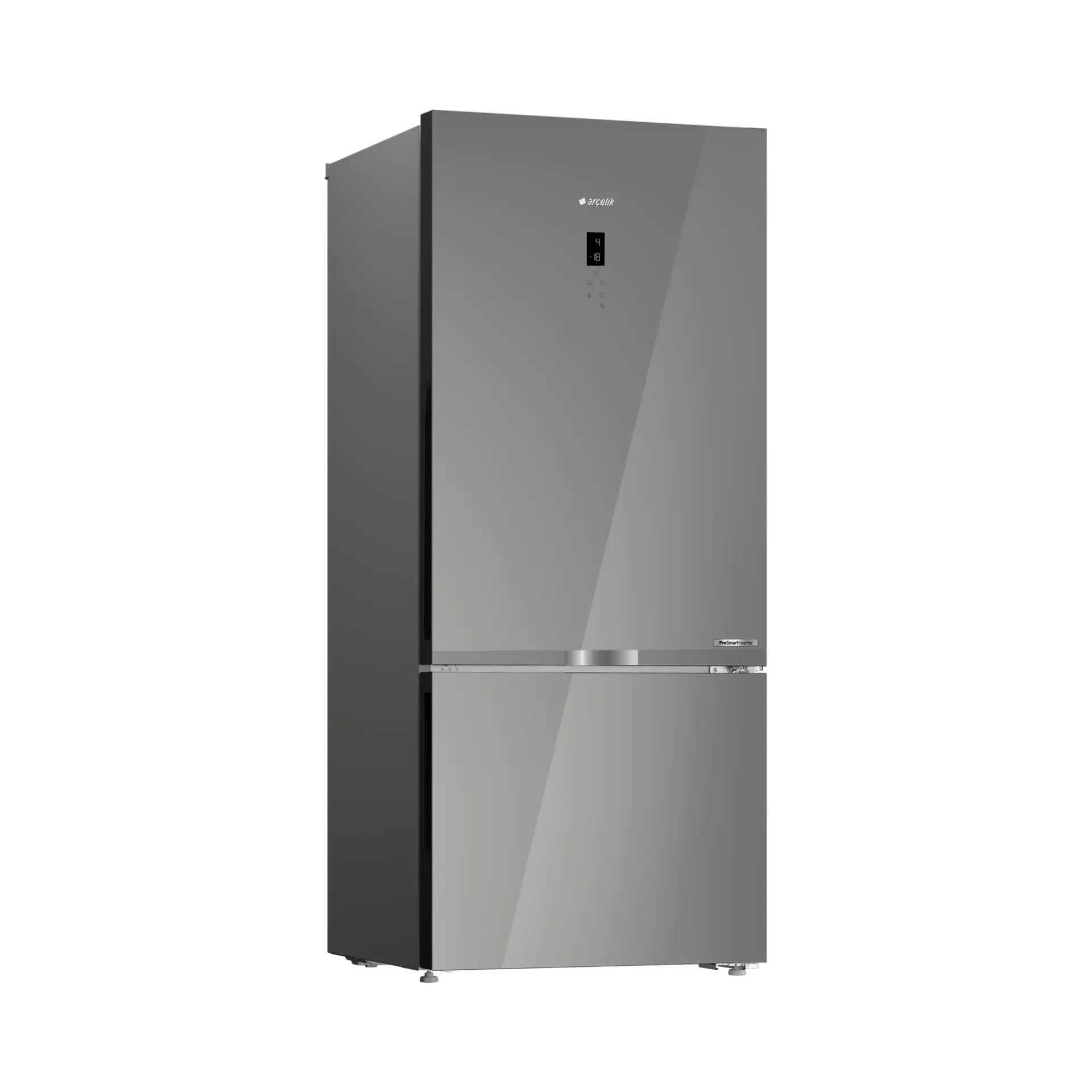 Arçelik 278551 EGC AI Fit Gri Cam Buzdolabı