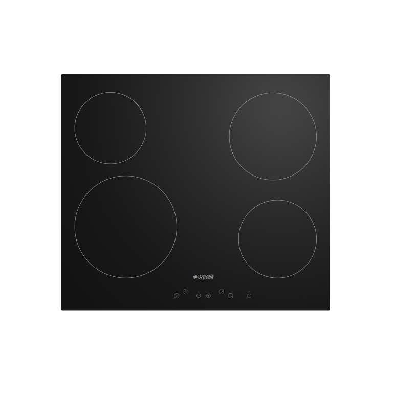 Arçelik OV 643 T Siyah Vitroseramik Elektrikli Ankastre Ocak REVİZYONLU