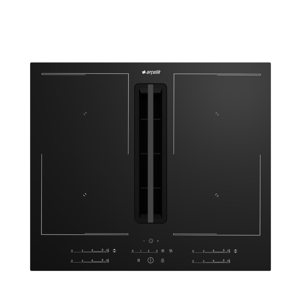 Arçelik DOI 602 S Davlumbazlı İndüksiyonlu Ocak