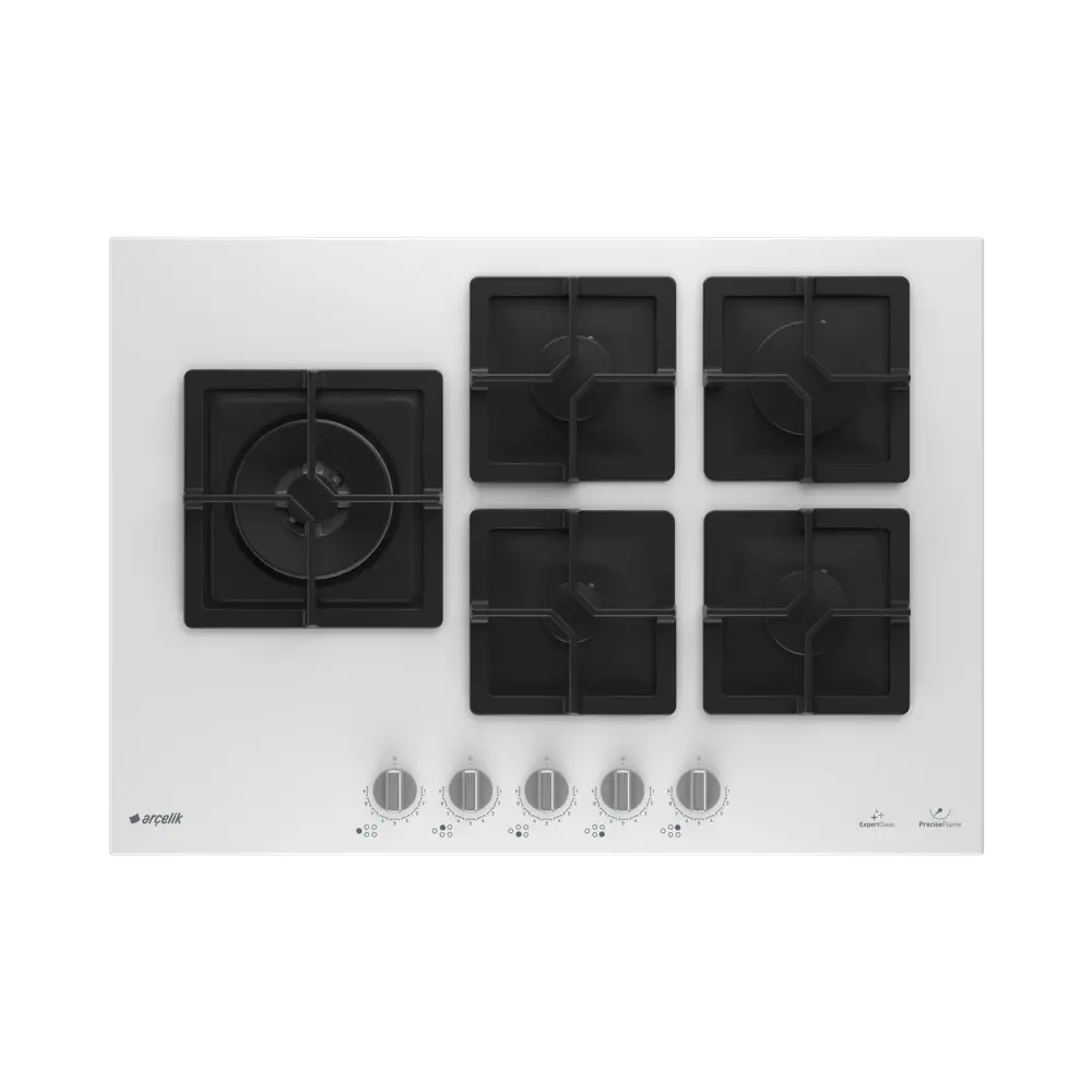 Arçelik OCD K 752-3 DWKYB Gazlı Cam Tablalı Ocak