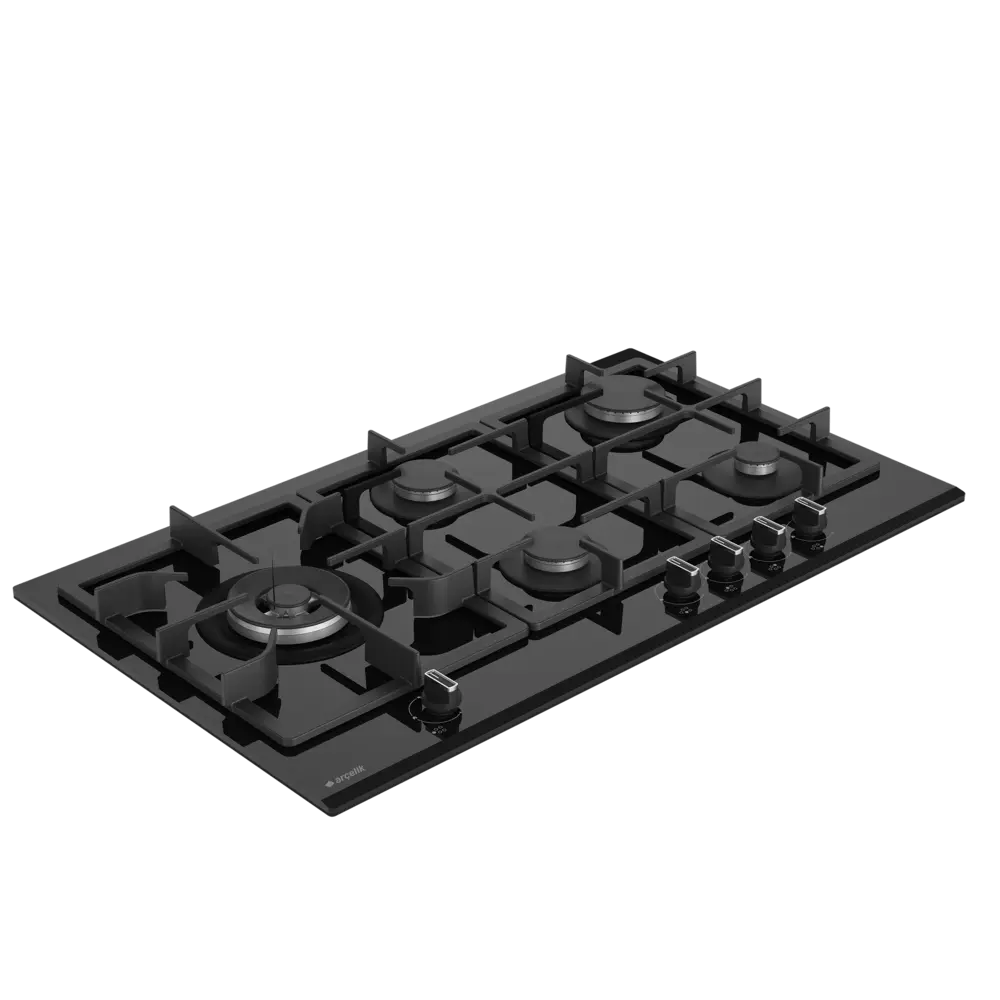 Arçelik OCD D 902 DWS Gazlı Cam Tablalı Ocak