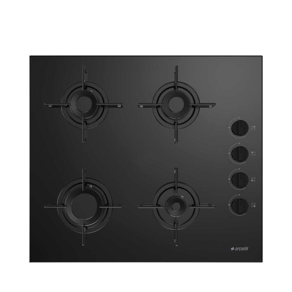 Arçelik OCD T 601-1 ES Gazlı Cam Tablalı Ocak