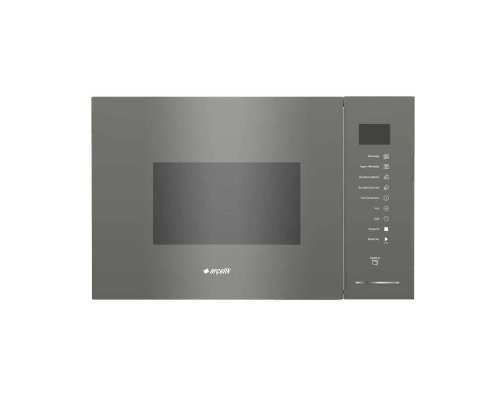 Arçelik MA 2521-2 G 25 lt Gri Ankastre Mikrodalga Fırın
