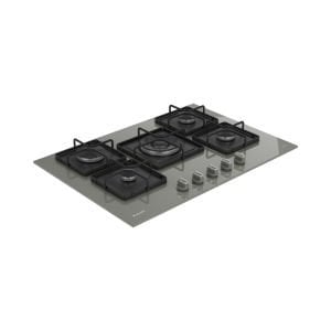 Arçelik OCD K 752 EWG Wok Gözlü Gri Ankastre Cam Ocak