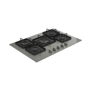 Arçelik OCD K 752 EWG Wok Gözlü Gri Ankastre Cam Ocak