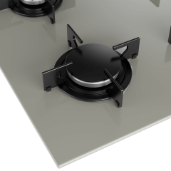 Arçelik OCD T 651 EG Grion Gri Cam Ankastre Ocak